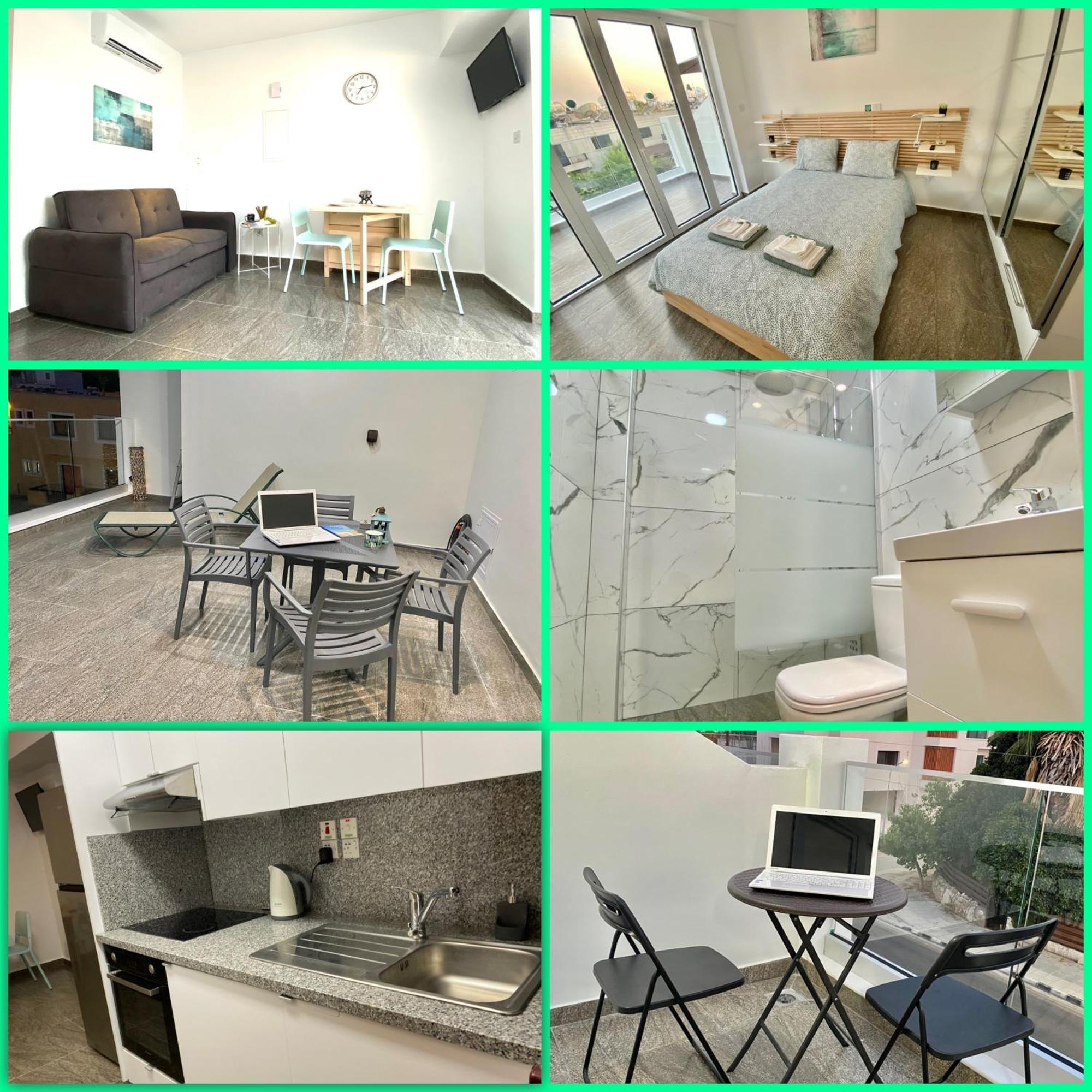 Ev Zin - Modern, Cozy, 1 Bed, Pool, 2 Balconies, A105 Apartment Paphos Luaran gambar